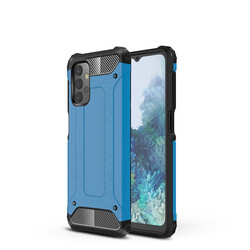 Galaxy A13 4G Case Zore Crash Silicon Cover Blue