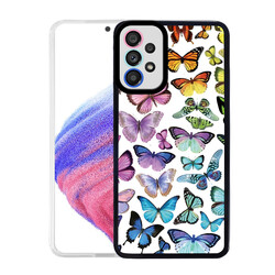 Galaxy A13 4G Case Zore M-Fit Pattern Cover Butterfly No3