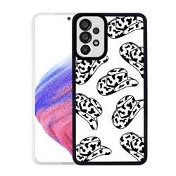 Galaxy A13 4G Case Zore M-Fit Pattern Cover Hat No5