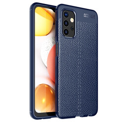Galaxy A13 4G Case Zore Niss Silicon Cover Navy blue