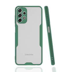 Galaxy A13 4G Case Zore Parfe Cover Dark Green