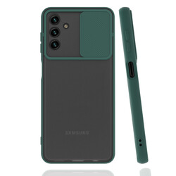 Galaxy A13 5G Case Zore Lensi Cover Dark Green