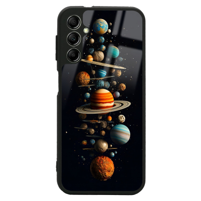 Galaxy A14 5G Kılıf Kamera Korumalı Desenli Zore Lusi Kapak Gezegen