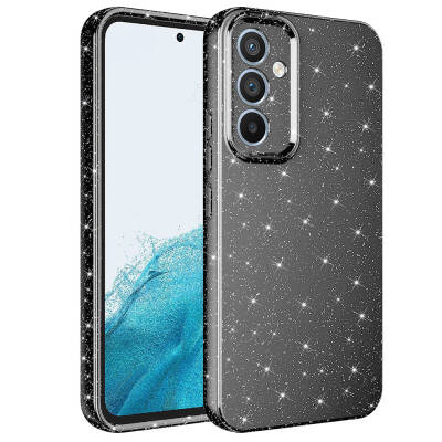 Galaxy A14 Case Camera Protected Silvery Luxury Zore Cotton Cover Grey