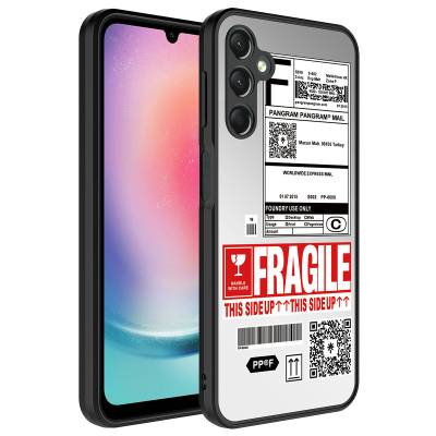 Galaxy A14 Case Mirror Patterned Camera Protected Glossy Zore Mirror Cover Fragile