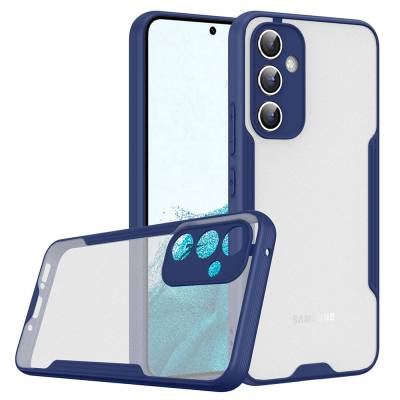 Galaxy A14 Case Zore Parfe Cover Navy blue
