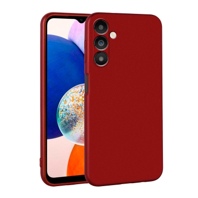 Galaxy A14 Case Zore Premier Silicone Cover Red