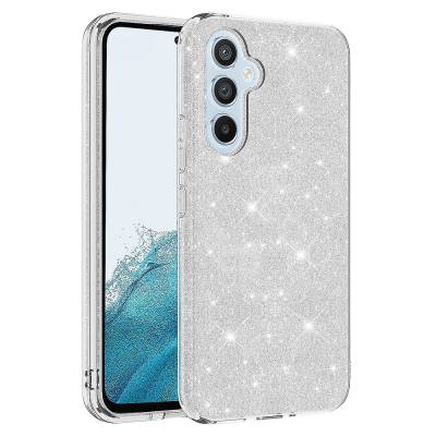 Galaxy A14 Case Zore Shining Silicone Silver