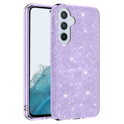 Galaxy A14 Case Zore Shining Silicone Purple