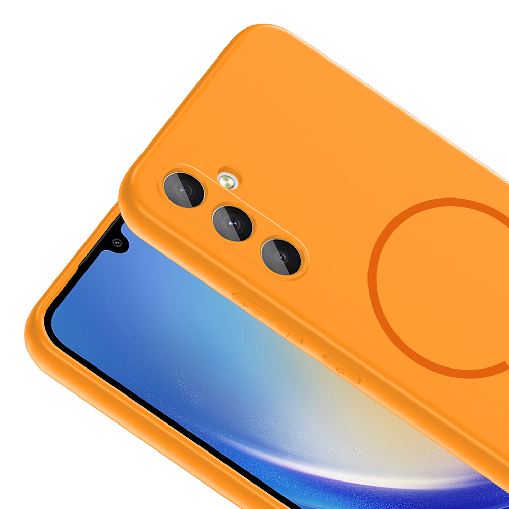 Galaxy A14 Kılıf M-safe Şarj Özellikli Zore Meta Kapak - 18