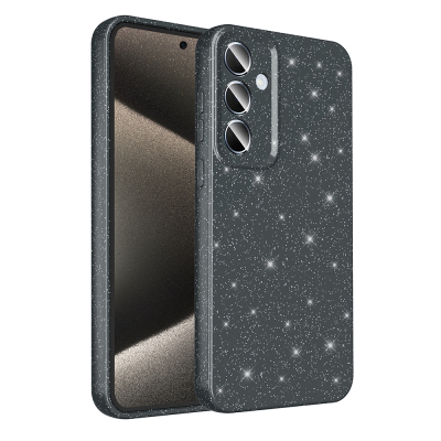 Galaxy A15 Case Camera Protected Silvery Luxury Zore Koton Cover Grey