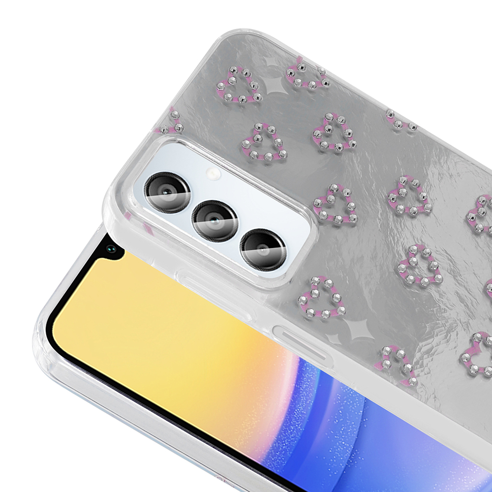 Galaxy A15 Case Camera Protection Figured Zore Ponti Silicone Cover - 13