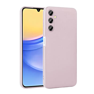 Galaxy A15 Case Zore Premier Silicone Cover Rose Gold