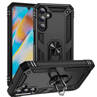 Galaxy A15 Case Zore Vega Cover Black