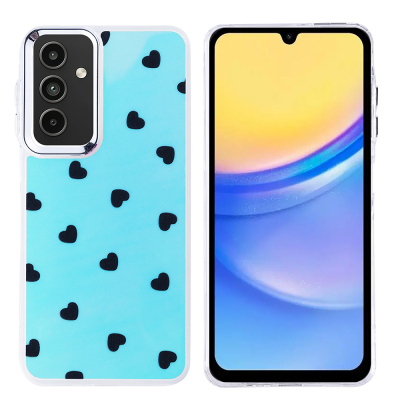 Galaxy A15 Kılıf Airbag Tasarımlı Zore Hadra Kapak Kalp