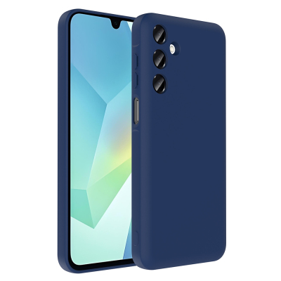 Galaxy A16 Case Camera Protection Card Holder Zore Vitra Cover Navy blue