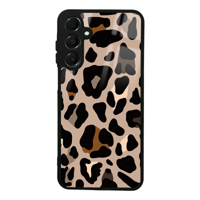 Galaxy A16 Case with Camera Protection, Patterned Zore Lusi Cover Leopar