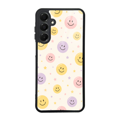 Galaxy A16 Case with Camera Protection, Patterned Zore Lusi Cover Gülen Yüzler