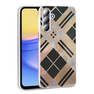 Galaxy A16 Kılıf Desenli Zore Mep Kapak Geometrik
