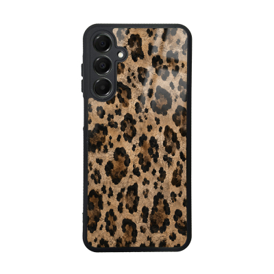 Galaxy A16 Kılıf Kamera Korumalı Desenli Zore Lusi Kapak Kahve Leopar