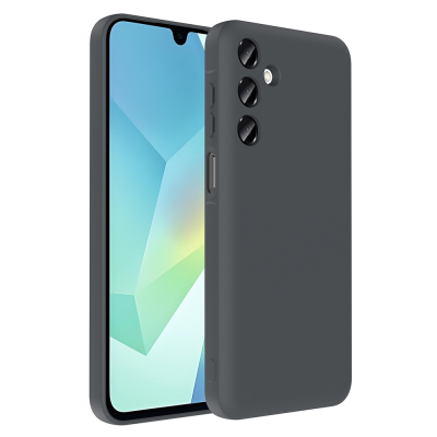 Galaxy A16 Kılıf Kamera Korumalı Kartlık Hazneli Zore Vitra Kapak Gri