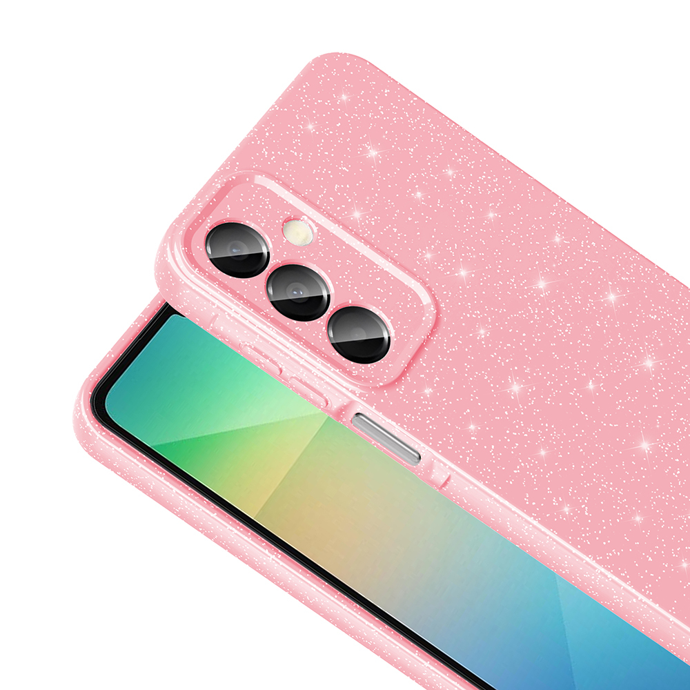 Galaxy A16 Kılıf Kamera Korumalı Simli Lüks Zore Koton Kapak - 9