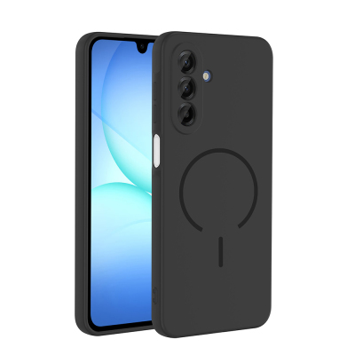 Galaxy A16 Kılıf M-safe Şarj Özellikli Zore Meta Kapak Siyah