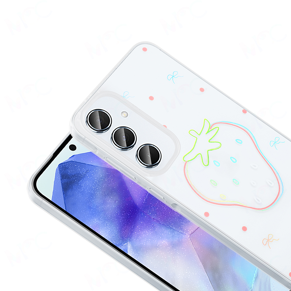 Galaxy A16 Kılıf Şeffaf Figürlü Zore Folk Sert Kapak - 14