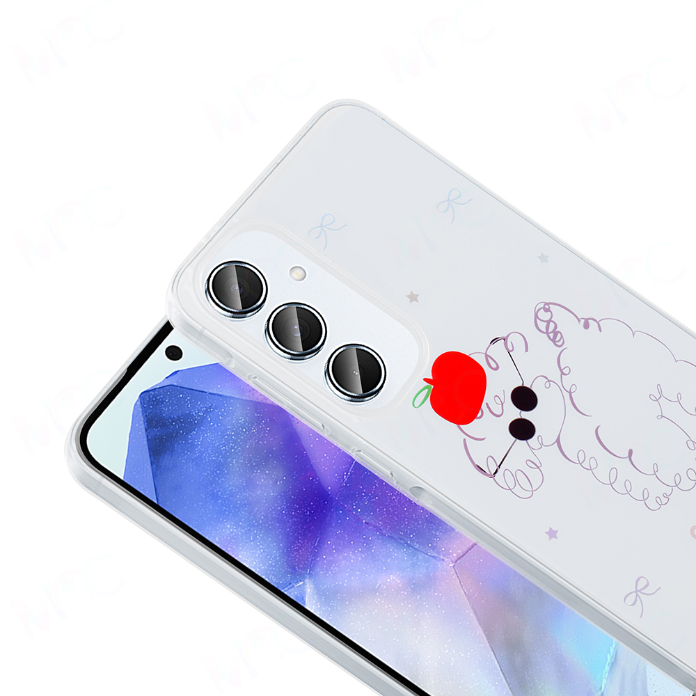 Galaxy A16 Kılıf Şeffaf Figürlü Zore Folk Sert Kapak - 13