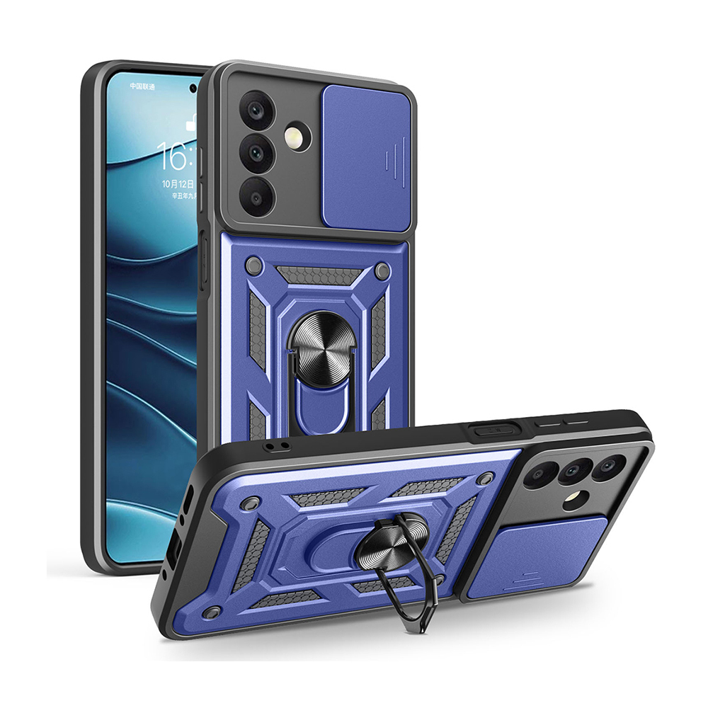 Galaxy A17 Case Magnetic Stand Camera Protection Zore Sliding Vega Cover - 2