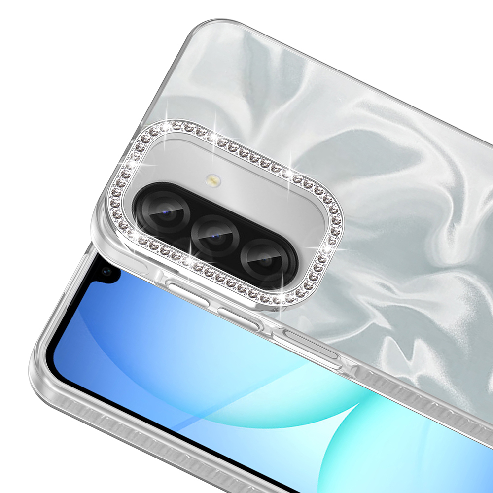 Galaxy A17 Case with Airbag, Shiny Stone Detail Design, Zore Esila Cover - 7