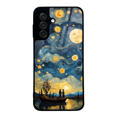 Galaxy A17 Case with Camera Protection, Patterned Zore Lusi Cover Kayık
