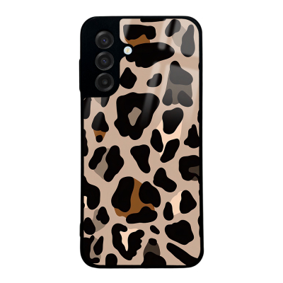 Galaxy A17 Case with Camera Protection, Patterned Zore Lusi Cover Leopar