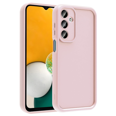 Galaxy A17 Case with Camera Protection Zore Ananas Cover Pink