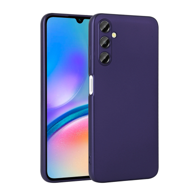 Galaxy A17 Case Zore Premier Silicone Cover Navy blue