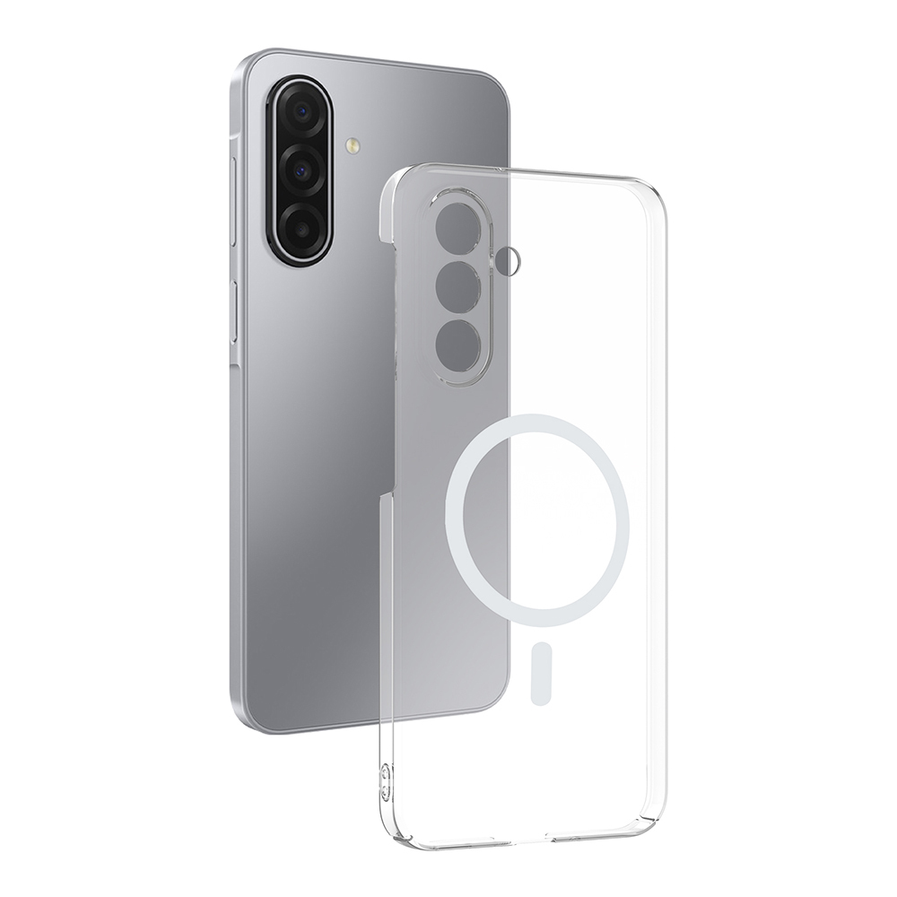 Galaxy A17 Kamera Korumalı M-Safe Şarj Özellikli Şeffaf Zore London Sert PC Kapak - 2