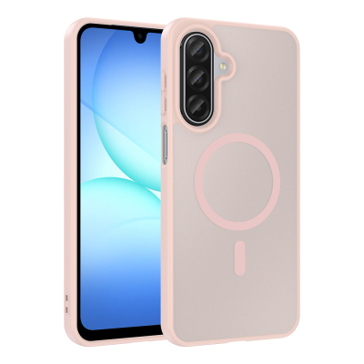 Galaxy A17 Kılıf M-safe Şarj Özellikli Zore Babet Kapak Pembe