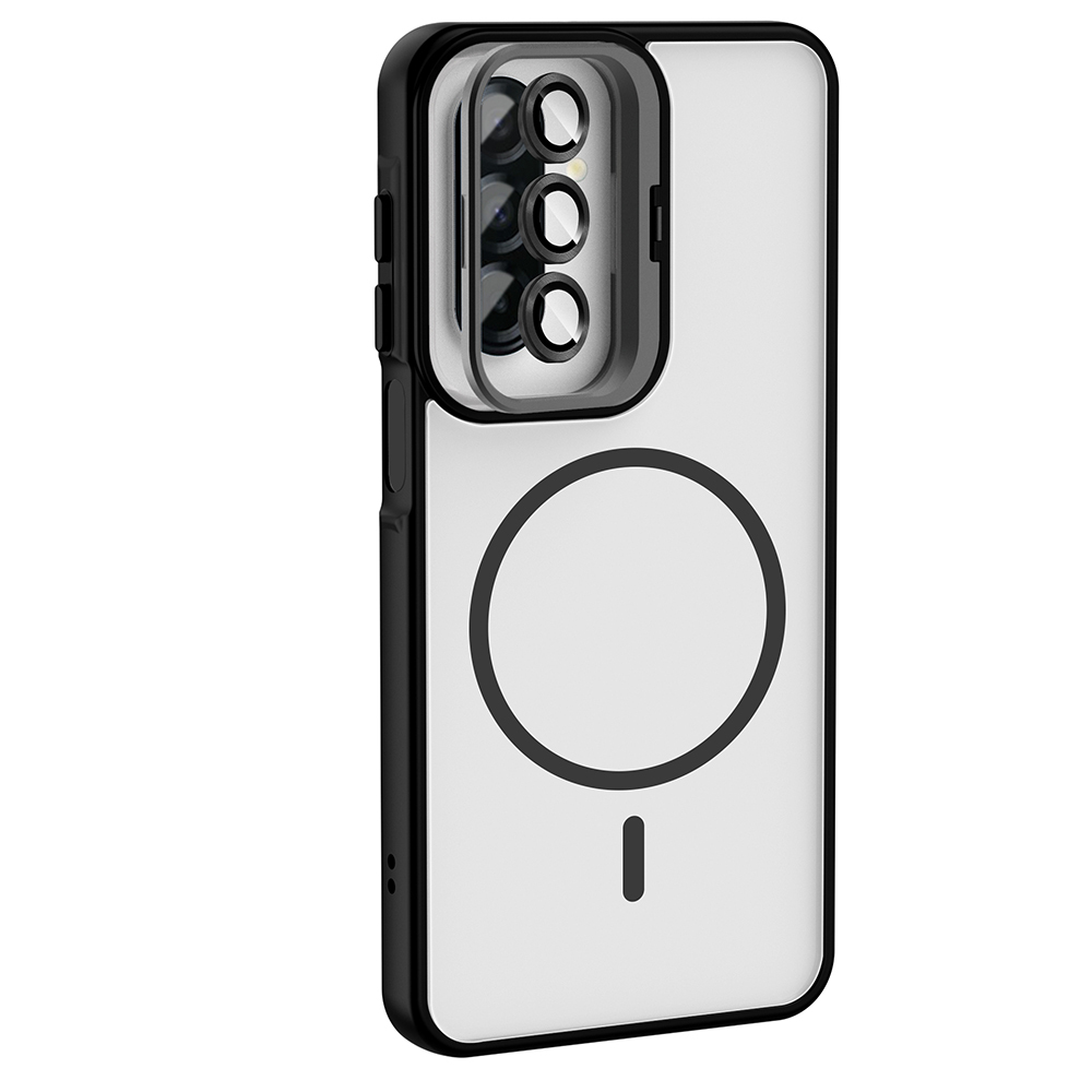 Galaxy A17 Kılıf Standlı ve Kamera Lens Hediyeli Zore Etro Kapak - 8