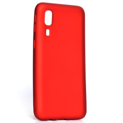 Galaxy A2 Core Kılıf Zore Premier Silikon Kapak Kırmızı
