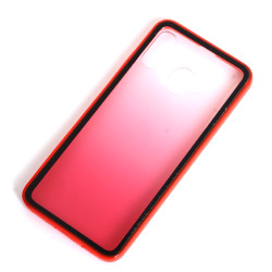 Galaxy A20 Kılıf Zore Estel Silikon Kırmızı