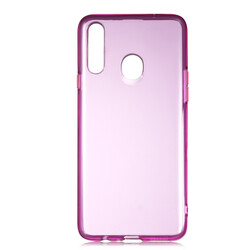 Galaxy A20S Case Zore Bistro Cover Purple