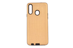 Galaxy A20S Case Zore New Youyou Silicon Cover Gold