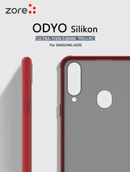 Galaxy A20S Case Zore Odyo Silicon Red