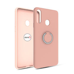 Galaxy A20S Case Zore Plex Cover Light Pink