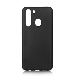 Galaxy A21 Case Zore Premier Silicon Cover Black
