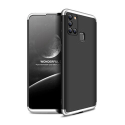 Galaxy A21S Case Zore Ays Cover Black-Grey