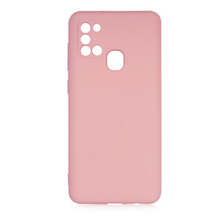 Galaxy A21S Case Zore Mara Lansman Cover Light Pink