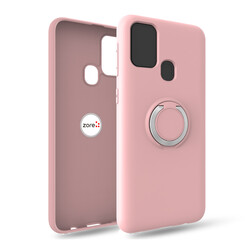 Galaxy A21S Case Zore Plex Cover Light Pink