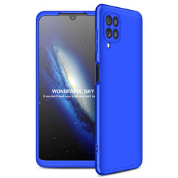 Galaxy A22 4G Case Zore Ays Cover Blue