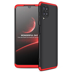 Galaxy A22 4G Case Zore Ays Cover Black-Red